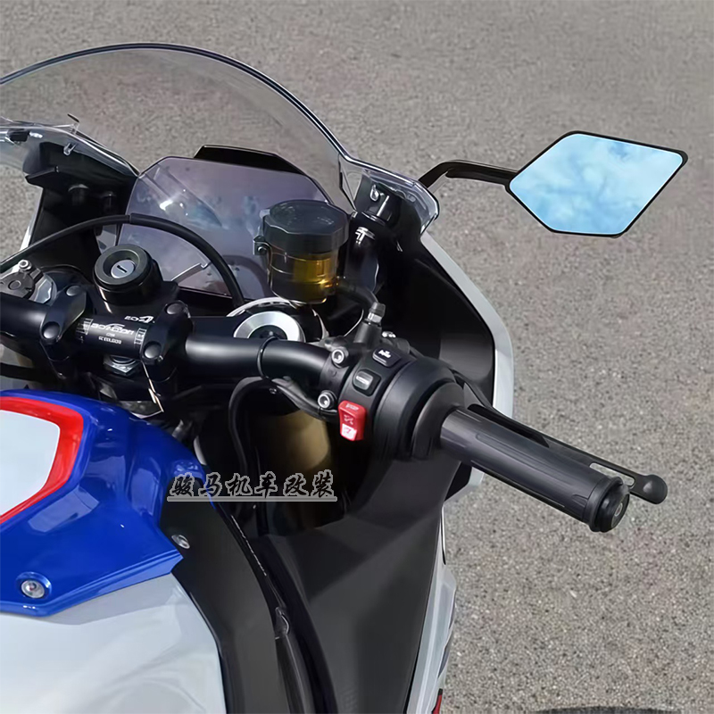 宝马S1000RR/M1000RR专用LED后视镜：点亮你的骑行视野！✨