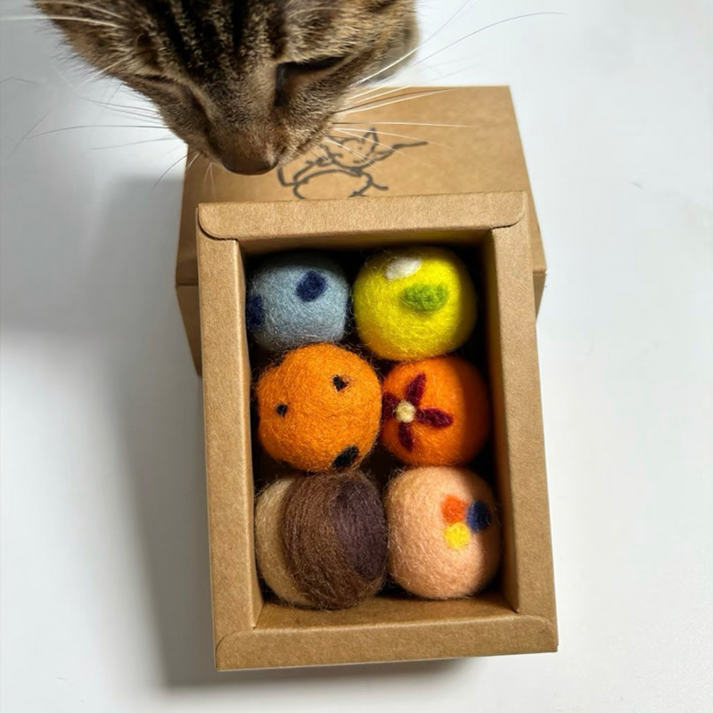 Am-Ge羊毛毡球：猫咪最爱的玩具，手工DIY必备神器！