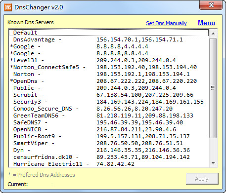 Dns修改工具（DnsChanger）v2.0绿色版