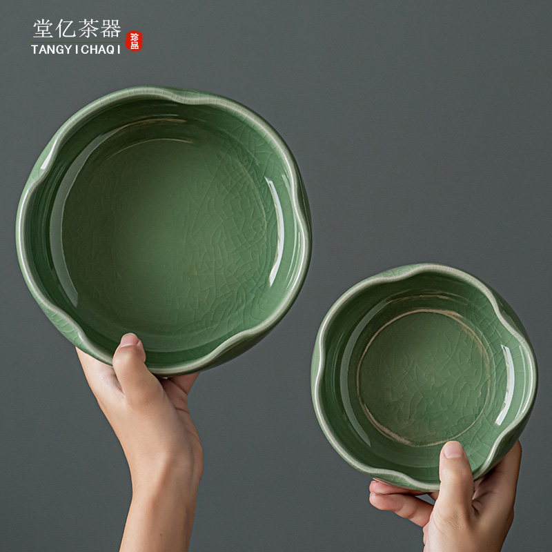 季度窑手工侘寂风亚克力茶杯篓：透明收纳美学，让茶道配件焕发新魅力✨