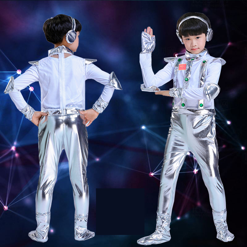 六一儿童机器人演出服太绝了！未来感爆棚，孩子穿上秒变小超人