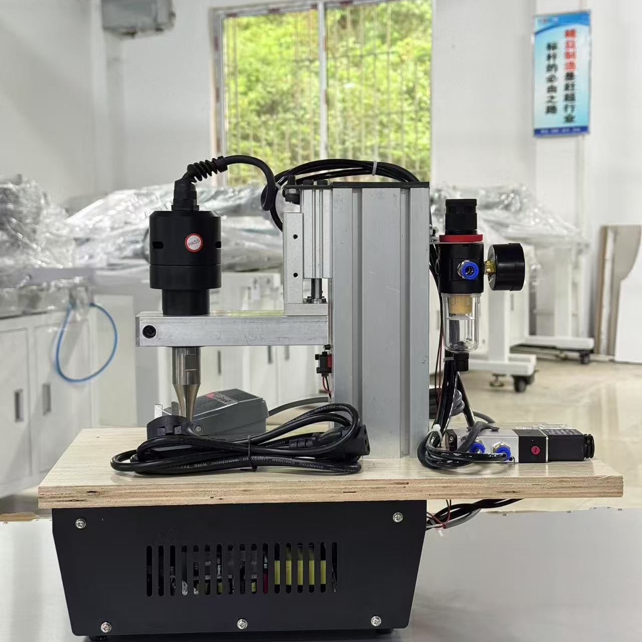 28K超声波点焊机：鞋面整平新神器，告别瑕疵，打造完美鞋履✨