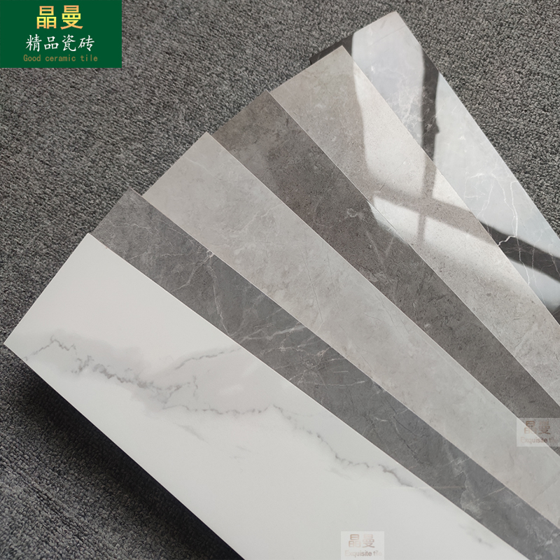 黑金花踢脚线瓷砖：如何打造奢华客厅与卧室的过道波导线地砖?