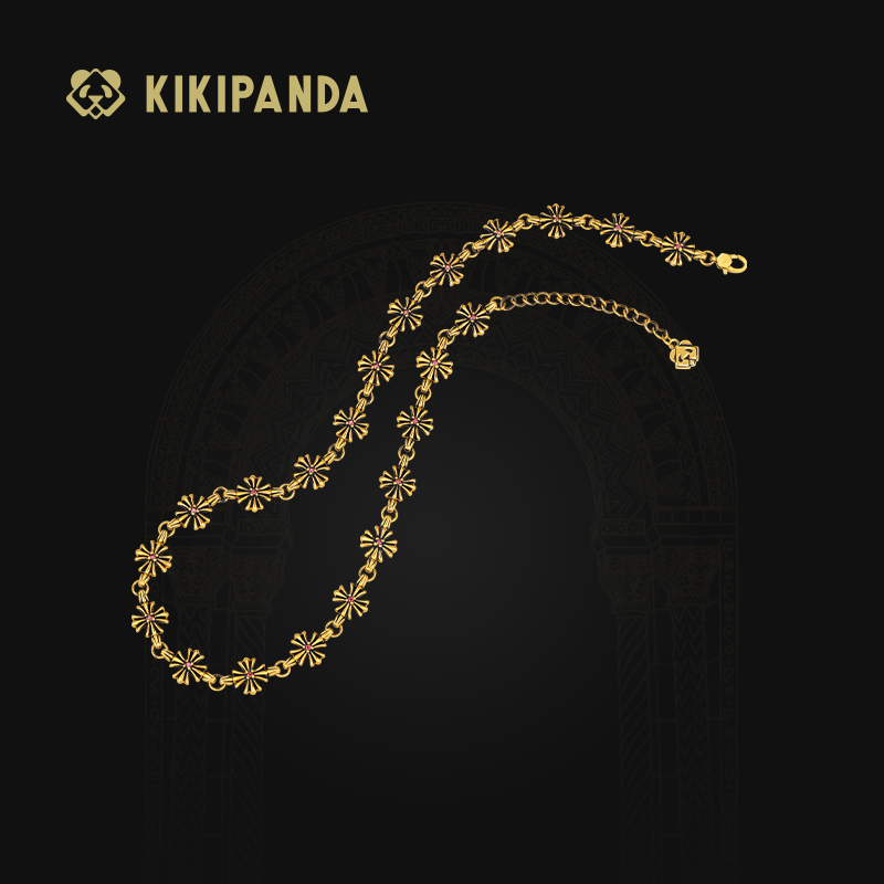黑金项链天花板！KIKIPANDA琪琪珠宝波塞冬套链真的绝了！这波不买亏哭