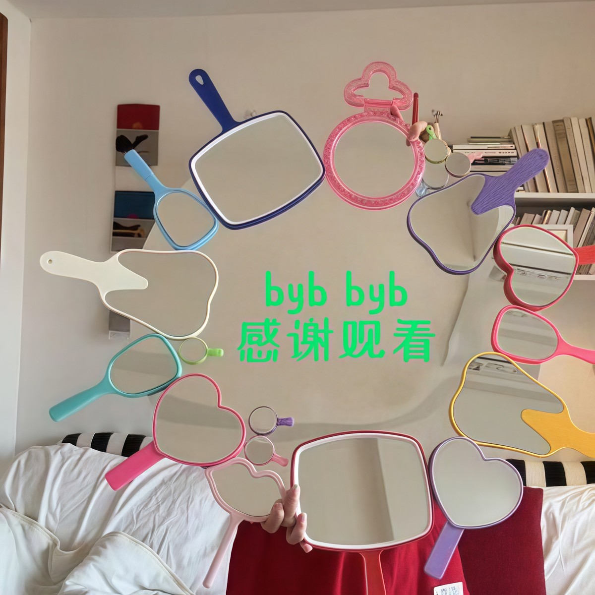接住镜子里的浪漫：DIY浴室梳妆镜，亚克力软镜子贴墙自粘免打孔