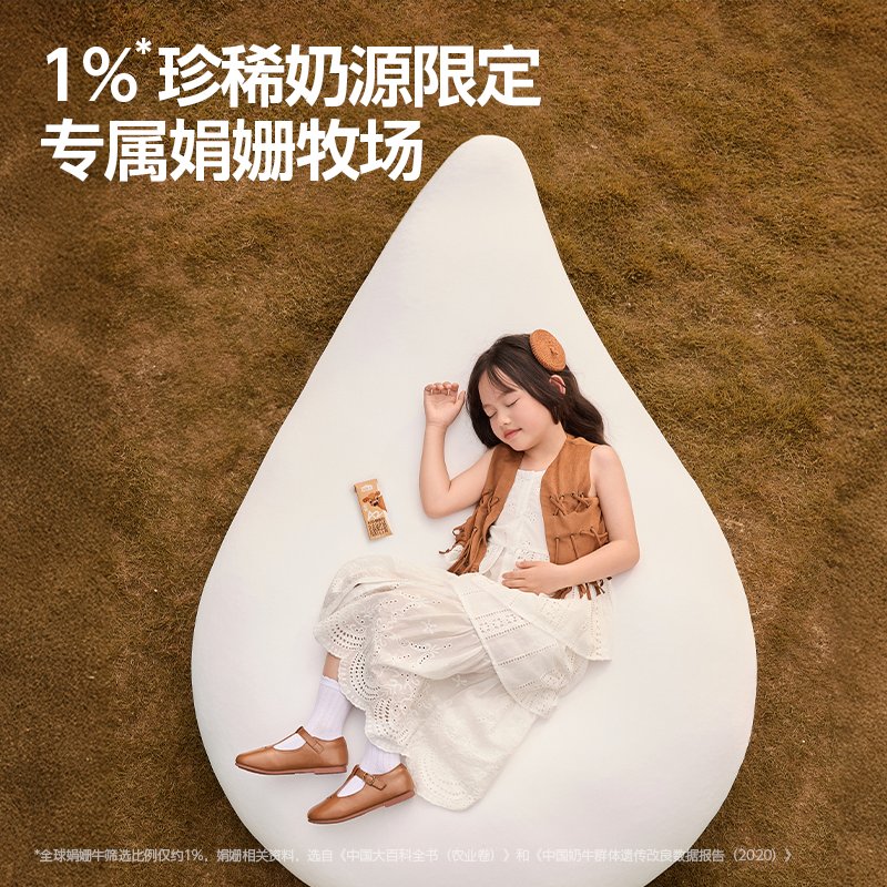 认养一头牛哞星人A2型娟姗儿童纯牛奶200ml学生高钙营养整箱4-5月：孩子成长的“奶”力全开！