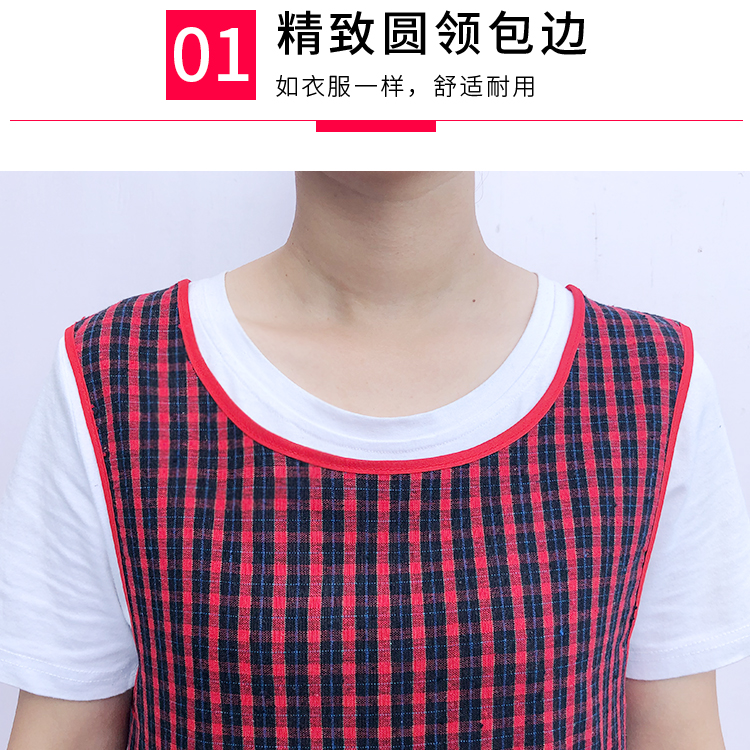 棉布成人围裙：加长加大围腰，洋气可爱厨房必备，上班族的新宠儿！