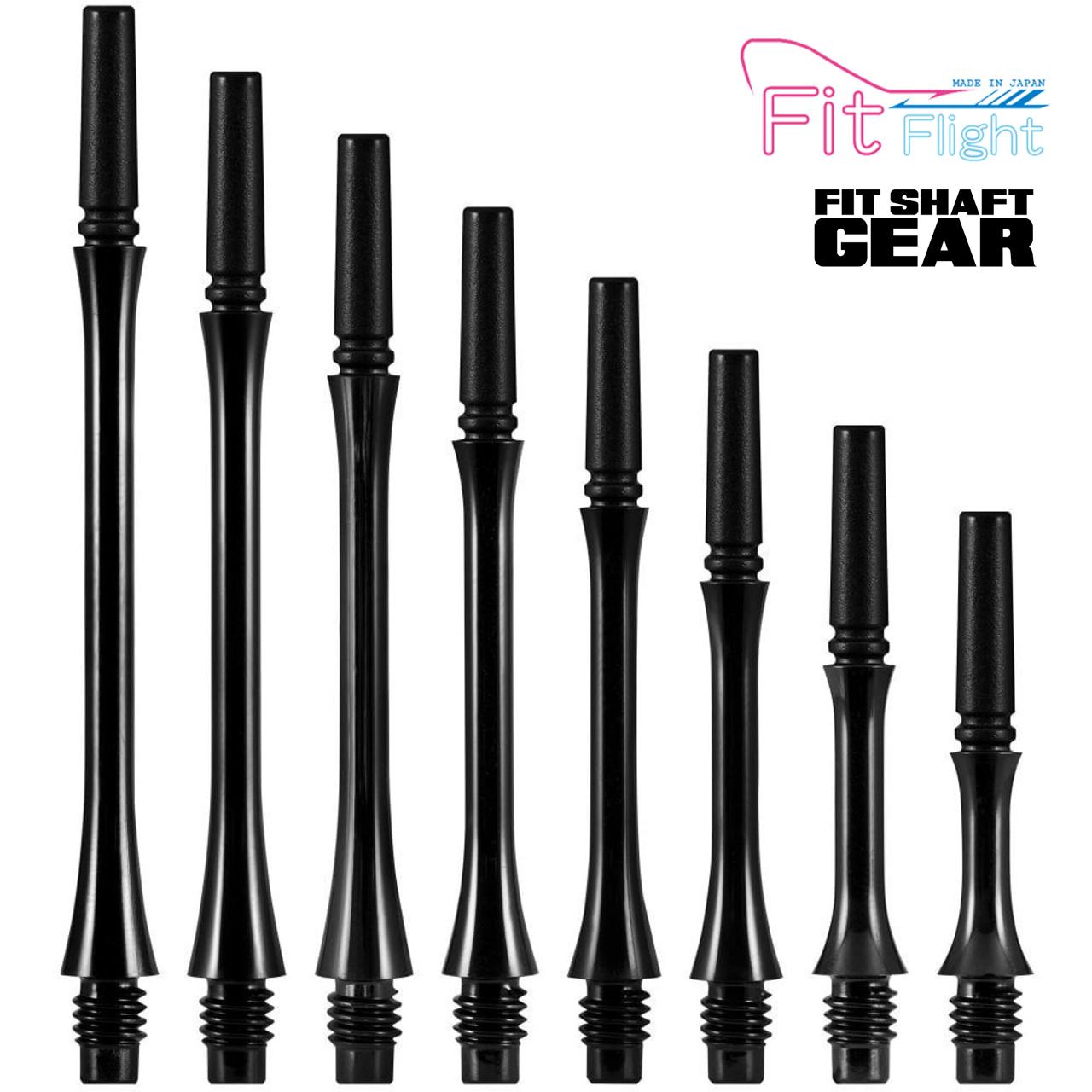 日本原装COSMO FIT SHAFT GEAR Slim 黑色细腰飞镖杆：精准投掷，尽在掌握！