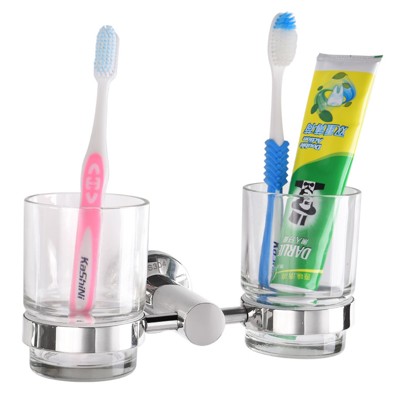 如何选择适合家庭的不锈钢漱口杯双杯架？