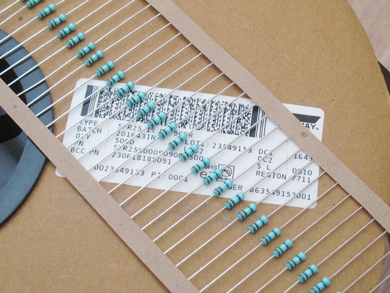 10个VISHAY-BC 909R电阻SFR25 1/4W 0.25W金属膜铜脚：原装进口，品质保证，如何挑选优质电子元件？