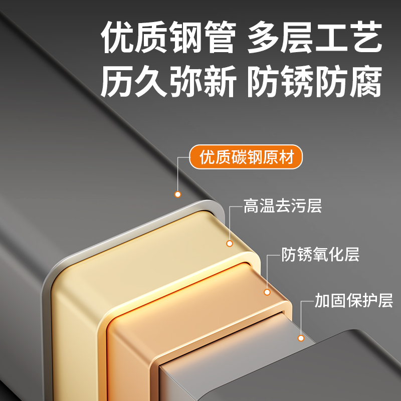家用鞋架用耐用结实不锈钢加厚加粗长窄小门口55cm简易多层宿舍，收纳神器了解一下？