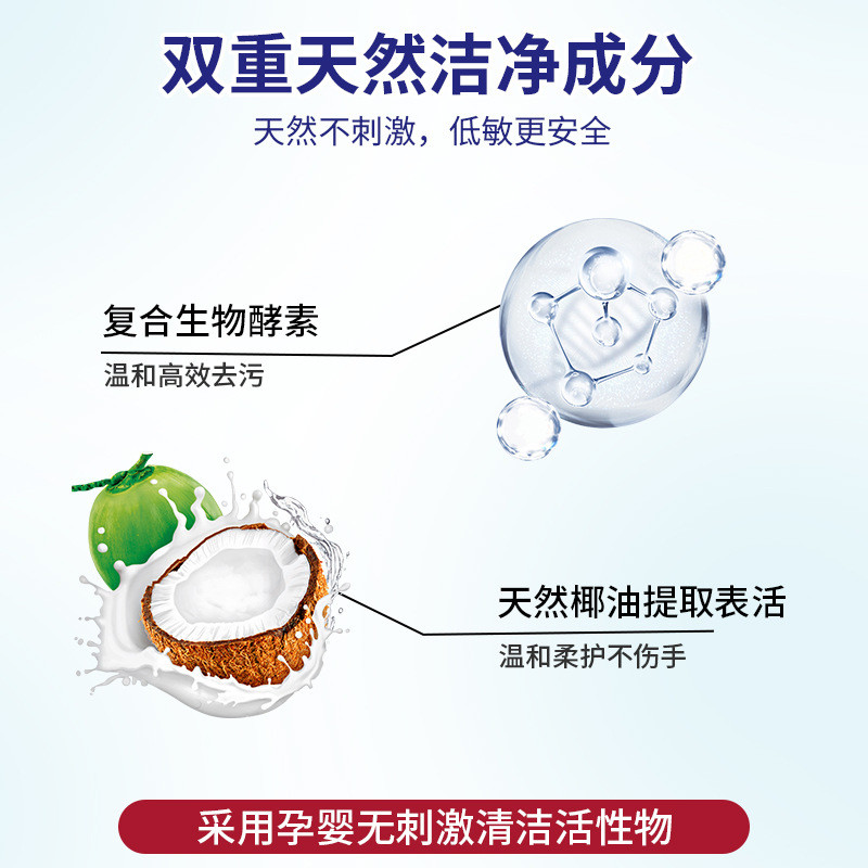 无香型洗衣液：孕妇婴儿的温柔守护，无添加无磷的洁净承诺！