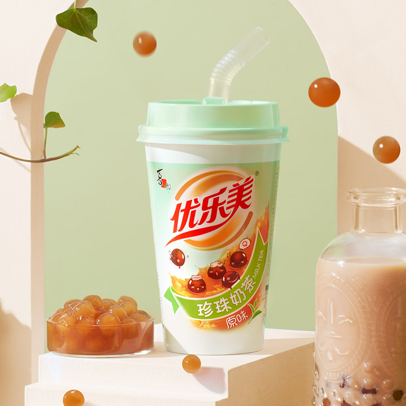 喜之郎优乐美珍珠奶茶：70g杯装，解锁多元口味，速溶冲饮新体验！