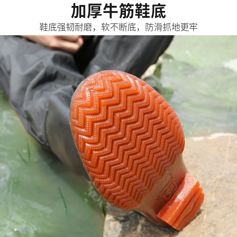 男女下水裤+防水雨鞋靴=抓鱼捕鱼洗车神器？揭秘这波潮流新宠！