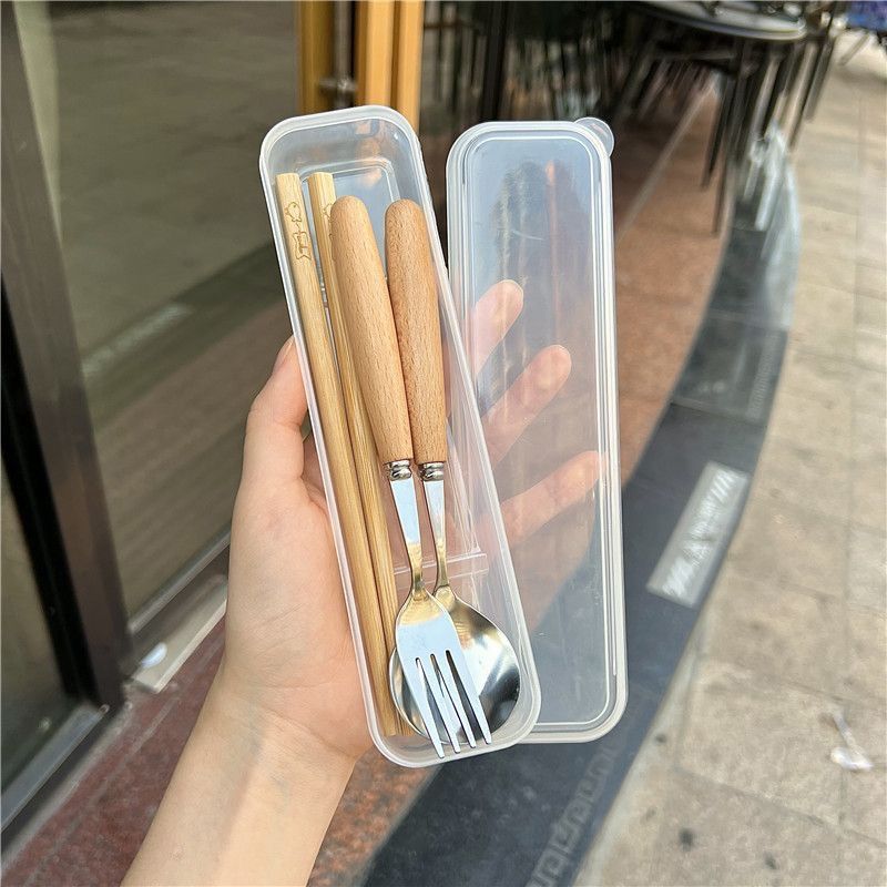 多样屋便携筷子勺套装：上班族和学生的理想选择，轻松解决外带餐具难题！