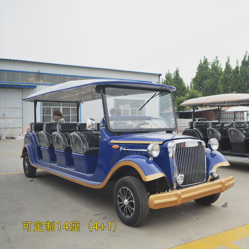 盘楼旅游攻略：复古房车接待，814电动老四轮带你畅游景区