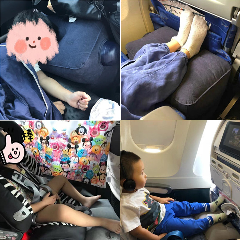 救命！这个充气凳太香了！旅行必备神器，坐车坐火车都不累！