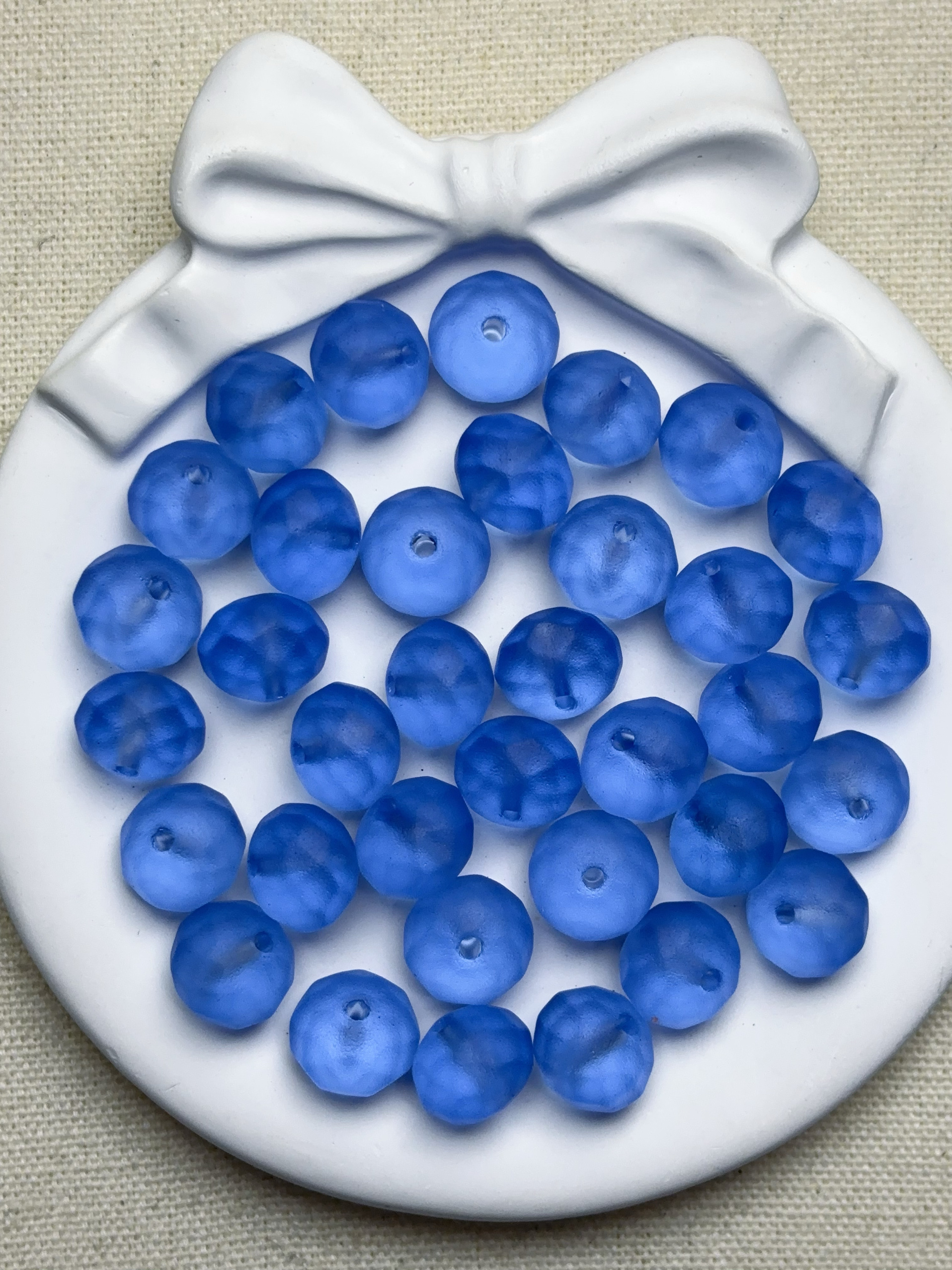 磨砂琉璃刻面多宝算盘：INS风百搭出片神器，6×4（50g）M6007，复古潮流新宠儿！