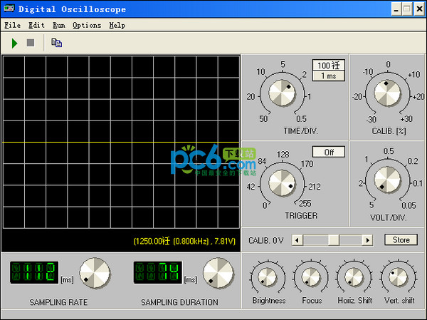 虚拟数字示波器软件(BIP Oscilloscope)3.0绿色版