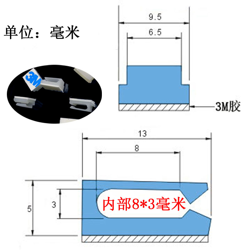 现货固定线夹卡片65Mn压片夹具：电线管理神器，轻松搞定各种线路难题！⚡