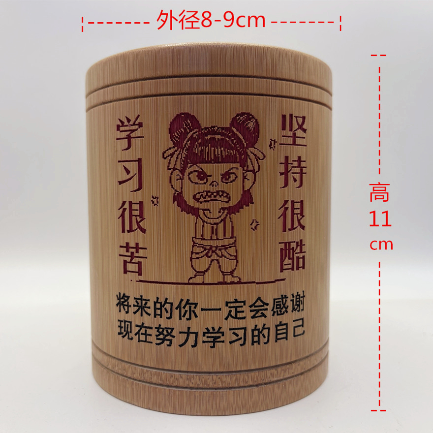 C333晚清老竹雕笔筒（有裂）特价：古董收藏界的良心推荐，错过再无！