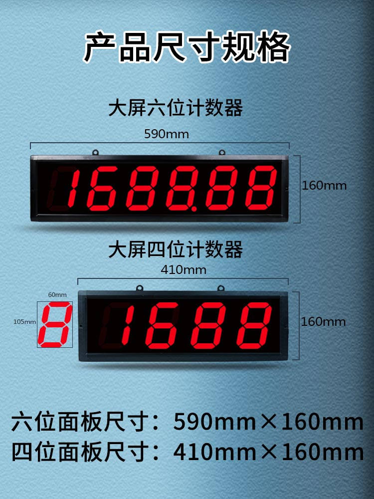 大屏幕红外线计数器：智能工业记数新神器，告别人工点数疲劳！