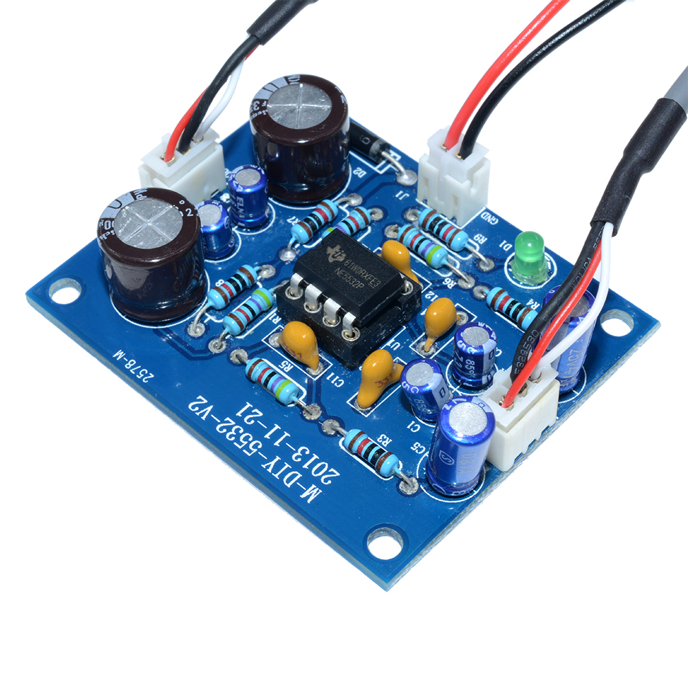 NE5532 OP-AMP HIFI前置信号放大板：蓝牙音质革命，音调板12-35V的完美选择！