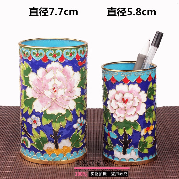 4寸景泰蓝笔筒：传承千年艺术，送礼自用两相宜！✨