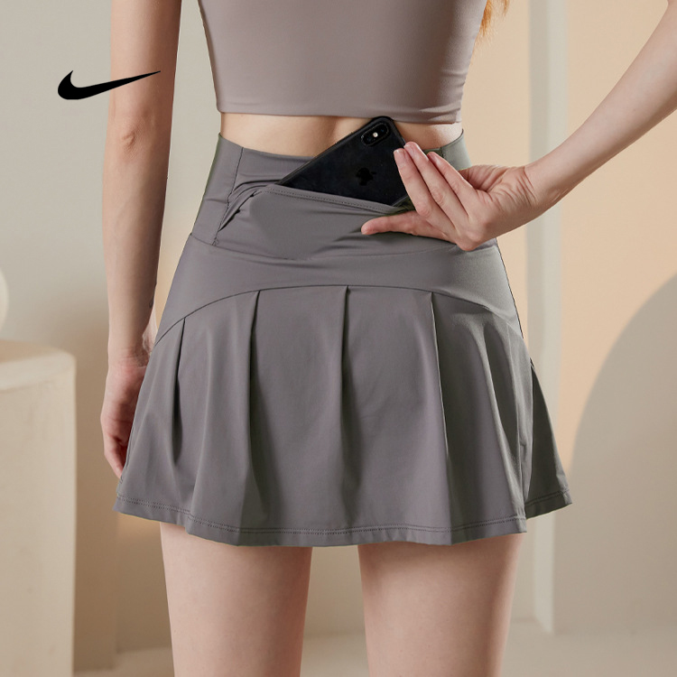 Nike Dri-FIT女士二合一休闲训练半身裙：健身必备，潮流新宠！