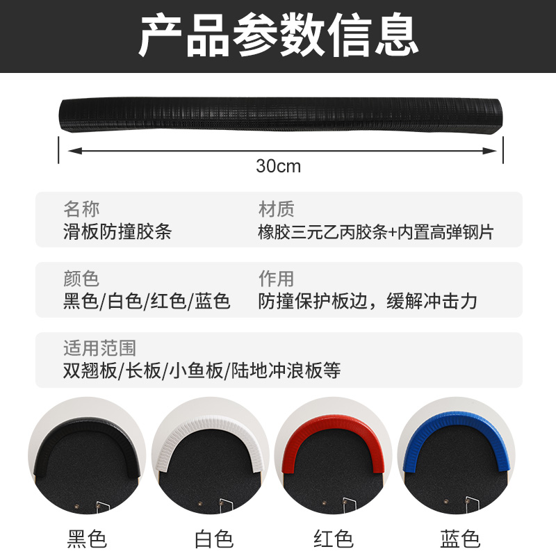 陆地冲浪板防撞条：保护你的滑板，让你肆意驰骋！