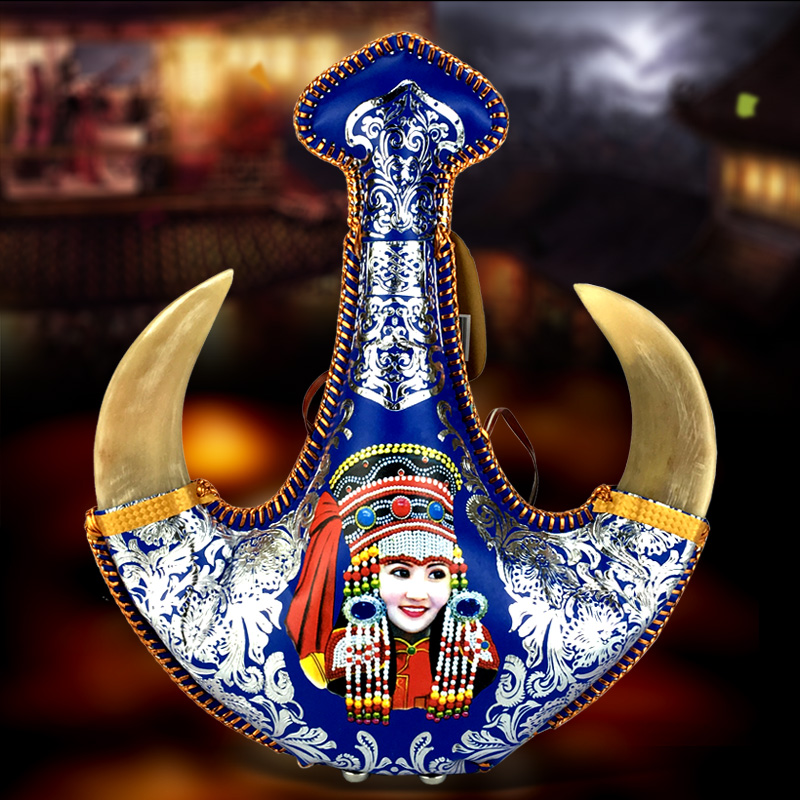蒙古皮囊酒壶太绝了！舞蹈演出神器+旅游纪念品，颜值与实用并存