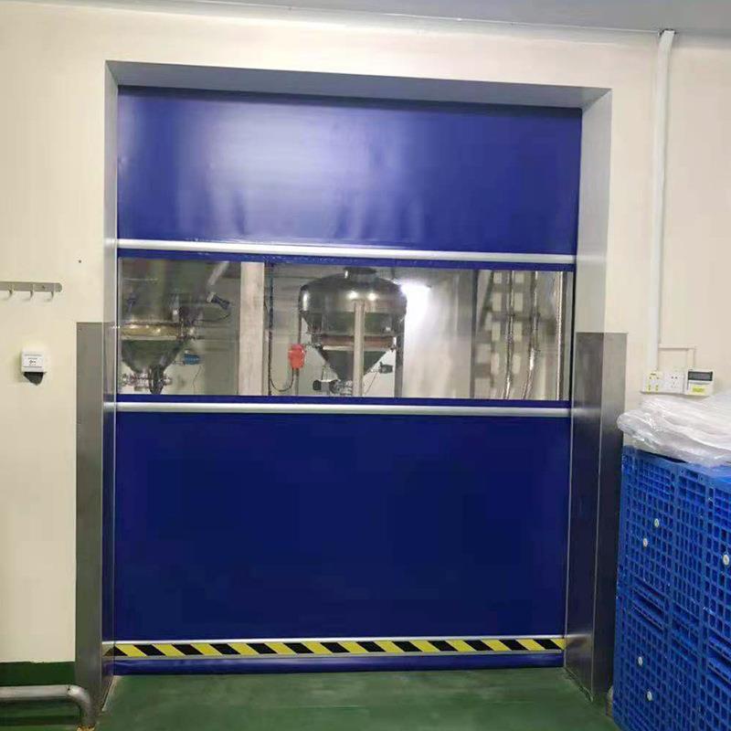 PVC快速卷帘门：厂家直销，工业硬质快速堆积门，电动感应门新体验！✨