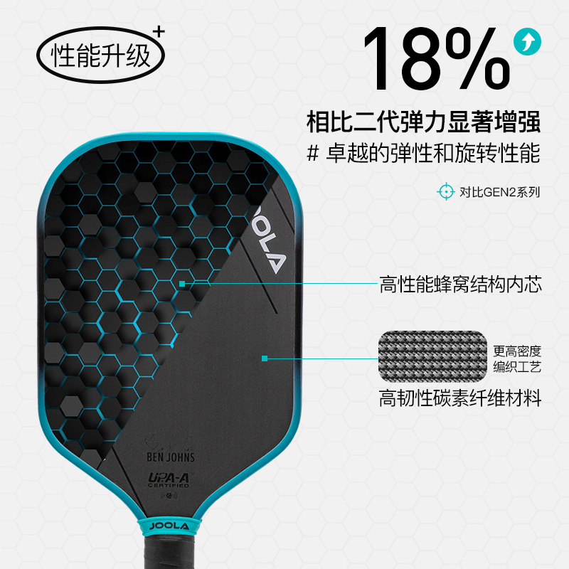 JUCIAO炬侨匹克球拍板碳纤维Pickleball球拍：专业级比赛训练神器，你值得拥有！