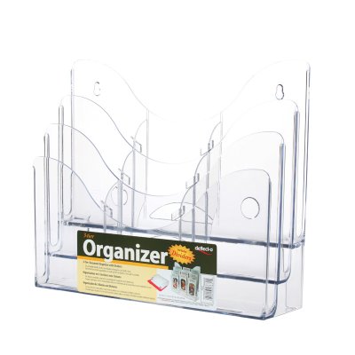 美国迪多透明三层文件分类架：资料整理神器，办公桌上的美学革命！✨