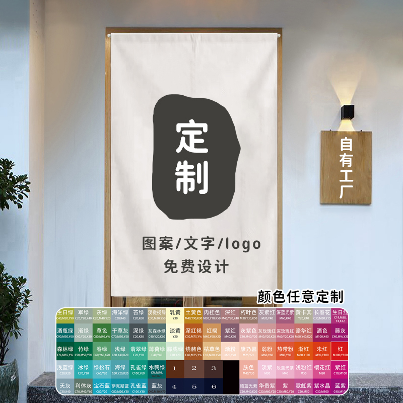 家居美学新风尚：门帘隔断帘卧室遮挡家用厨房布艺免打孔帘子布帘分割窗帘挂帘屏风全解析