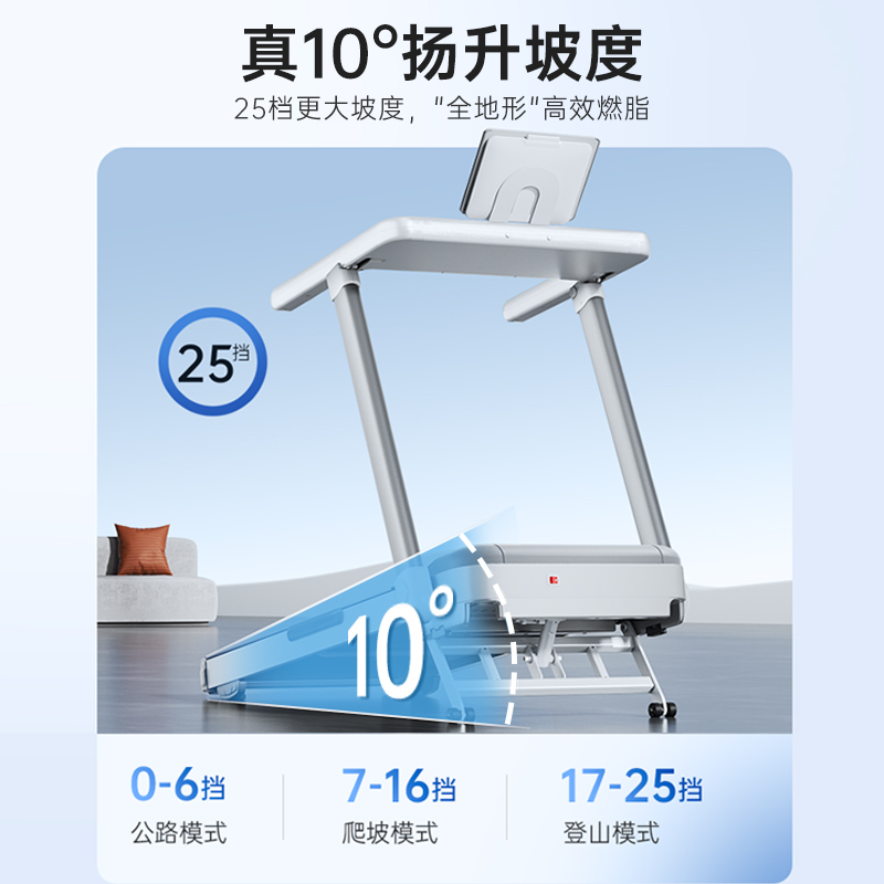 2025新款跑步机家用款小型可折叠多功能静音室内健身专用套装，居家健身新风尚‍♀️!