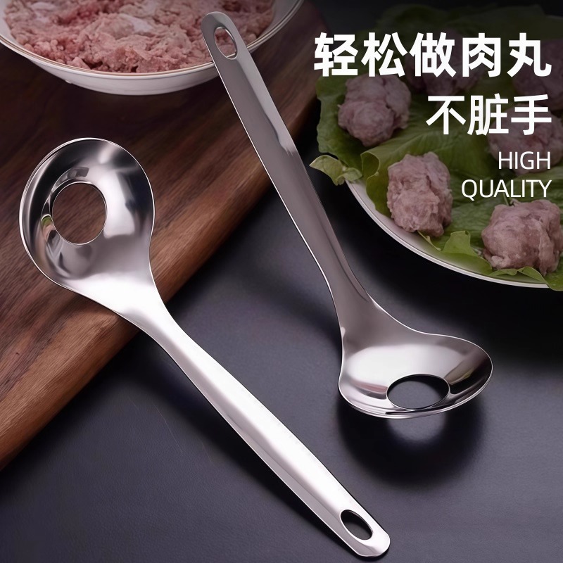 不锈钢按压肉丸制作器：一键搞定美味丸子，家庭厨房必备神器！✨