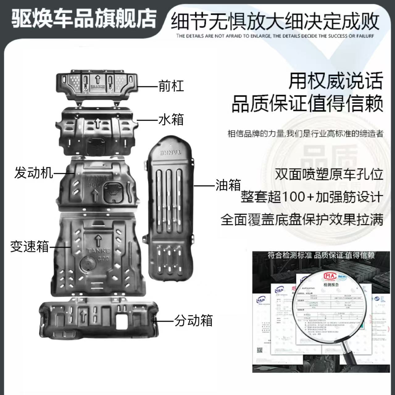 坦克300底盘护板：越野必备神器，保护你的爱车无惧崎岖！️