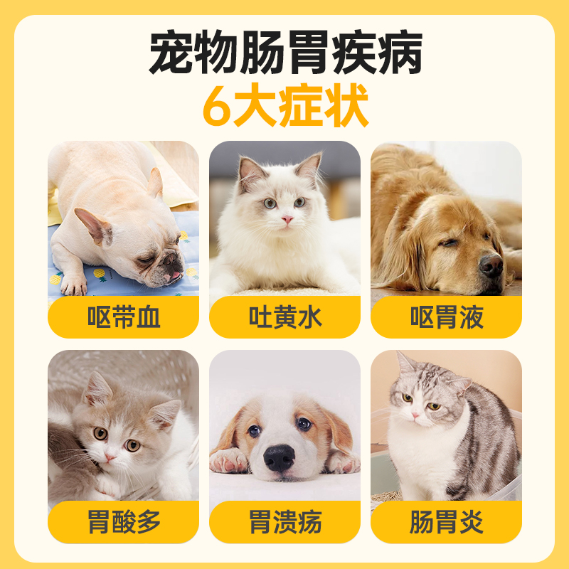 爪爪博士宠胃舒：狗狗呕吐黄水白沫的终极救星，宠物腹泻便血的肠胃守护神！