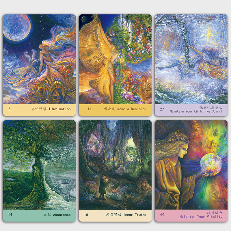 自然之语神谕卡中文版：解读星子星座水晶大天使塔罗牌Oracle Cards的神秘力量