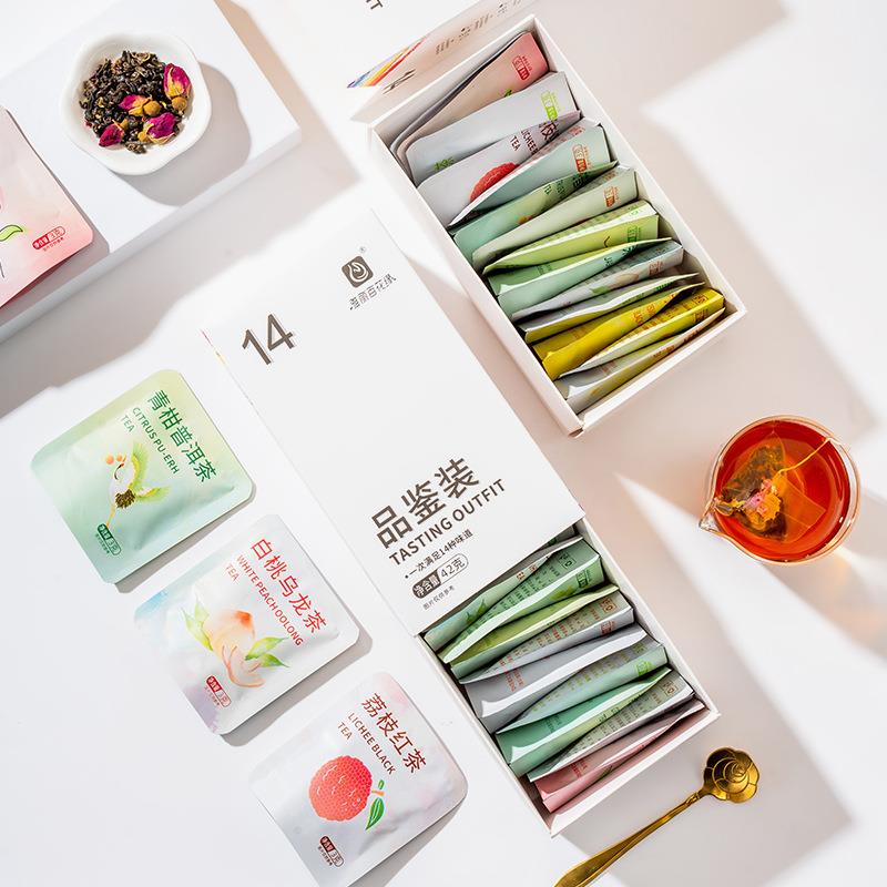 每日茶包：白桃乌龙三角包组合，唤醒你的味蕾！✨