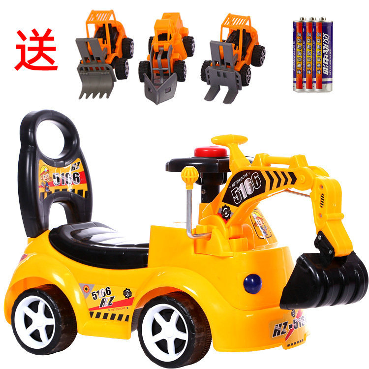 超大型儿童电动挖掘机：男孩的梦想工程车，不只是玩具，更是童年记忆的宝藏！