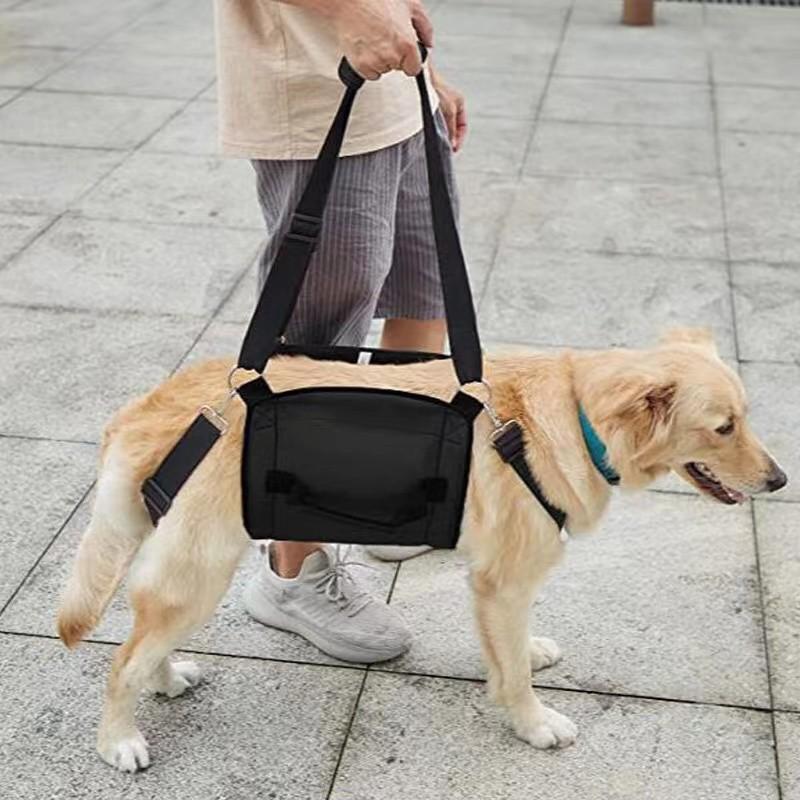 宠物辅助带：老年犬受伤犬上下楼梯车提拉带，中大型犬金毛的福音！