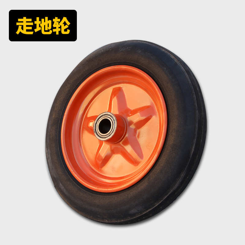 小型混凝土搅拌机配件：原装纯铜电机+实心钢轮胶轮轮胎+万向节，完美搭档的秘密武器！