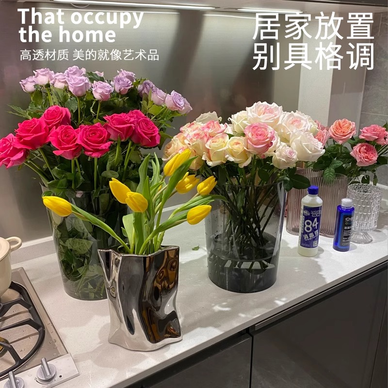北欧风醒花桶：拯救枯萎鲜花的神器！✨