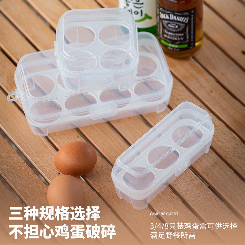 鸡蛋防震收纳盒：户外露营必备神器，让你的鸡蛋安全无忧！️