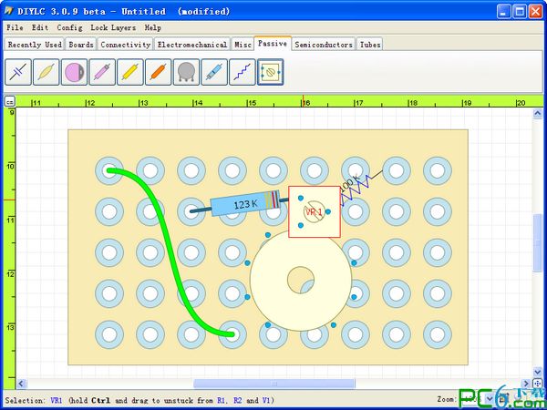 pcb电路板设计软件(diylc)3.0.9 绿色版