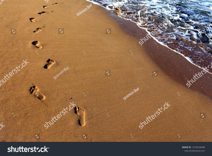 footprints in the sand wall art,Footprints in the Sand Wall Art: A Detailed Exploration