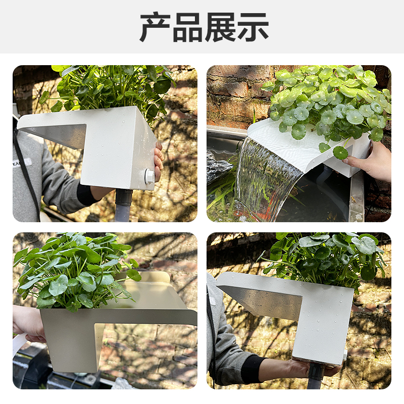 不锈钢瀑布出水口：花园庭院里的水帘奇观，定制专属你的梦幻喷泉