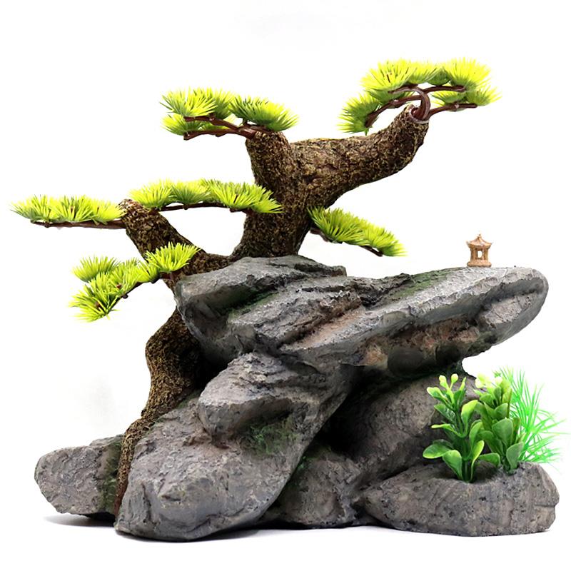 鱼缸造景假山套餐：打造迷你自然风光，开启你的水族箱装饰新纪元！